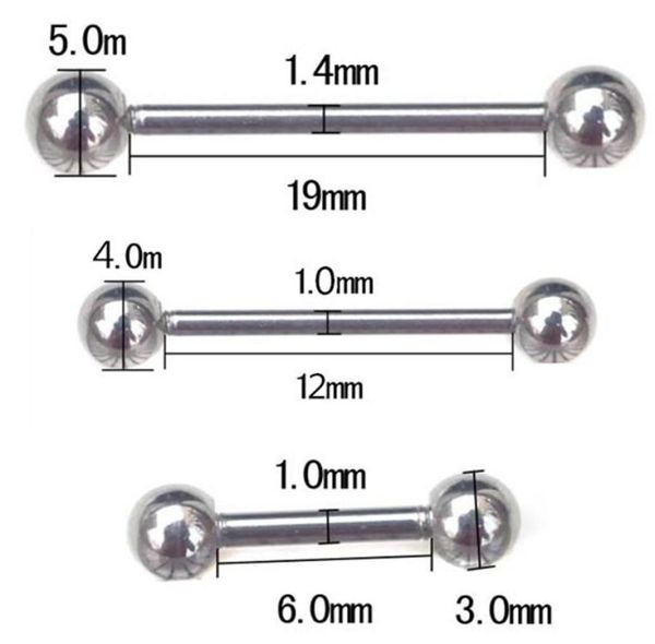 tongue rings 5 pc steel balls industrial scaffold straight barbell ear piercing bar surgical eyebrow tragus nipple ring q sqcgyk2290328, Silver
tongue rings 5 pc steel balls industrial scaffold straight barbell ear piercing bar surgical eyebrow tragus nipple ring q sqcgyk2290328, Silver