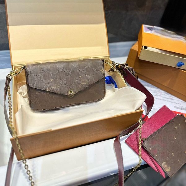 3-in-1 shoulder bag designer woman bag handbag crossbody bag leather bag messenger bag 3 piece set fashion bag classic old flower cowhide ar
3-in-1 shoulder bag designer woman bag handbag crossbody bag leather bag messenger bag 3 piece set fashion bag classic old flower cowhide ar