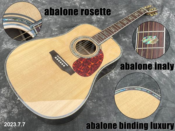 acoustic guitar with fishman eq natural color solid spurce board rosewood back and side red tortoise pickguard gold parts abalone binding
acoustic guitar with fishman eq natural color solid spurce board rosewood back and side red tortoise pickguard gold parts abalone binding