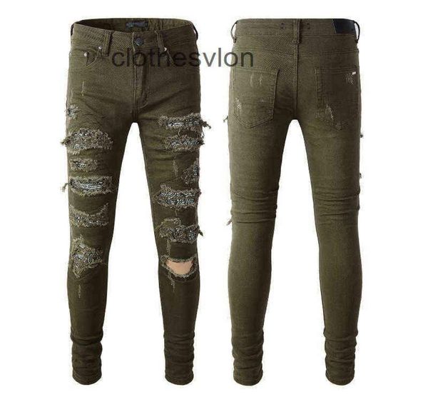 jeans man brand amirs designer mens 851 high street jean military fashion green hole personalized patch elastic slim7236997, Blue
jeans man brand amirs designer mens 851 high street jean military fashion green hole personalized patch elastic slim7236997, Blue
