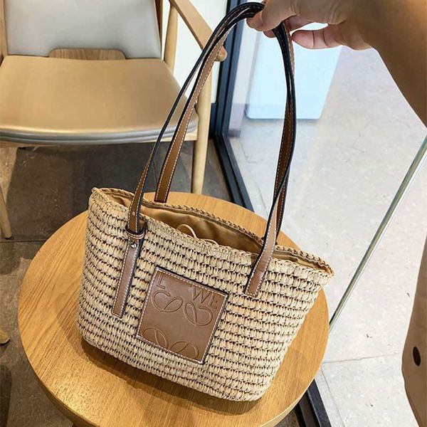 designer straw bags female new tote korean fashion one shoulder portable woven leisure versatile rattan shopping bag
designer straw bags female new tote korean fashion one shoulder portable woven leisure versatile rattan shopping bag