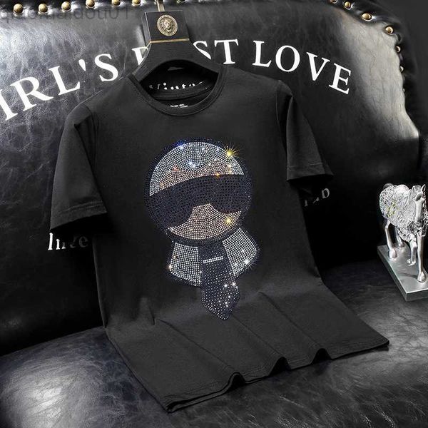 men's t-shirts 2022 character rhinestones t shirts men summer clothes fashion streetwear o neck short sleeve thin cool elastic cotton t, White;black
men's t-shirts 2022 character rhinestones t shirts men summer clothes fashion streetwear o neck short sleeve thin cool elastic cotton t, White;black