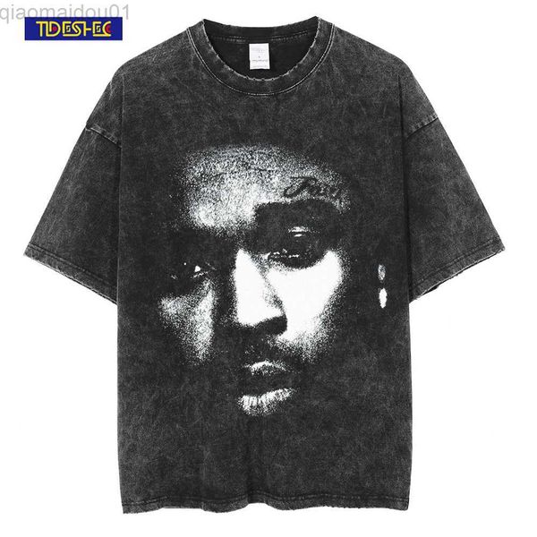 men's t-shirts men hip hop t shirt streetwear rap star portrait printed t shirt 2022 harajuku washed short sleeve distressed oversized, White;black
men's t-shirts men hip hop t shirt streetwear rap star portrait printed t shirt 2022 harajuku washed short sleeve distressed oversized, White;black