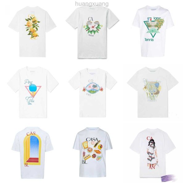 fashion designer men's t-shirt casa all-in-one printed couple short sleeve t-shirt series, White;black
fashion designer men's t-shirt casa all-in-one printed couple short sleeve t-shirt series, White;black