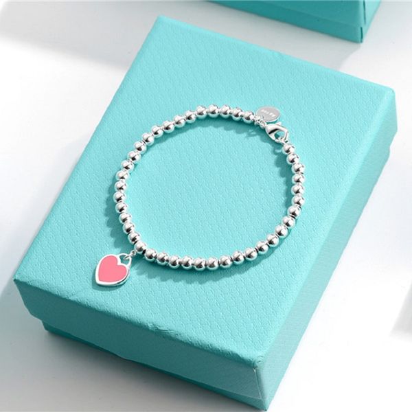 designer jewelry t 925 silver heart beaded bracelet mini tag love bracelets women couple 4mm beaded strands bracelets chain hand gifts for w, Golden;silver
designer jewelry t 925 silver heart beaded bracelet mini tag love bracelets women couple 4mm beaded strands bracelets chain hand gifts for w, Golden;silver