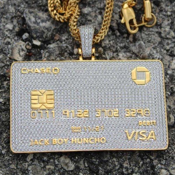 iced out credit card design hip hop certified gold pendant 24" franco chain diamond necklace jewelry gift for your husband, Silver
iced out credit card design hip hop certified gold pendant 24" franco chain diamond necklace jewelry gift for your husband, Silver