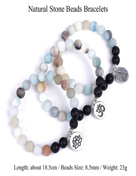 handmade 85mm nature stone beads lotus buddha charm bracelet for women men delicate lava stone bracelet jewelry gift1749687, Black
handmade 85mm nature stone beads lotus buddha charm bracelet for women men delicate lava stone bracelet jewelry gift1749687, Black