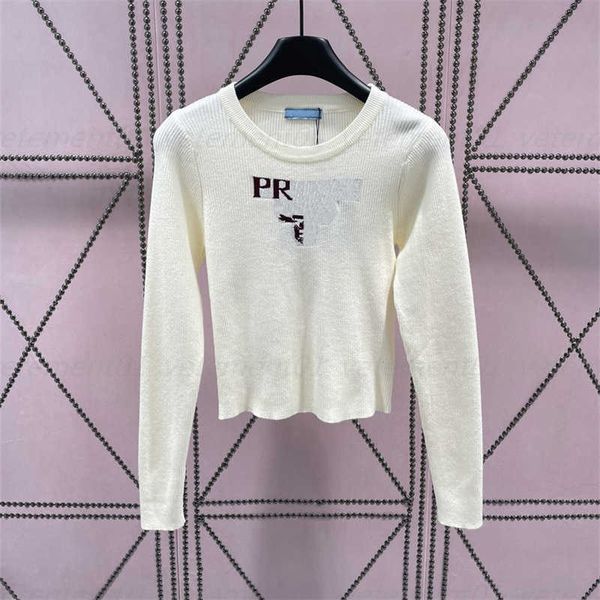 fashion knit sweater 2023 spring summer knitting logo collision color design 16 needle pit process long sleeve small round neck knitted swea, White
fashion knit sweater 2023 spring summer knitting logo collision color design 16 needle pit process long sleeve small round neck knitted swea, White