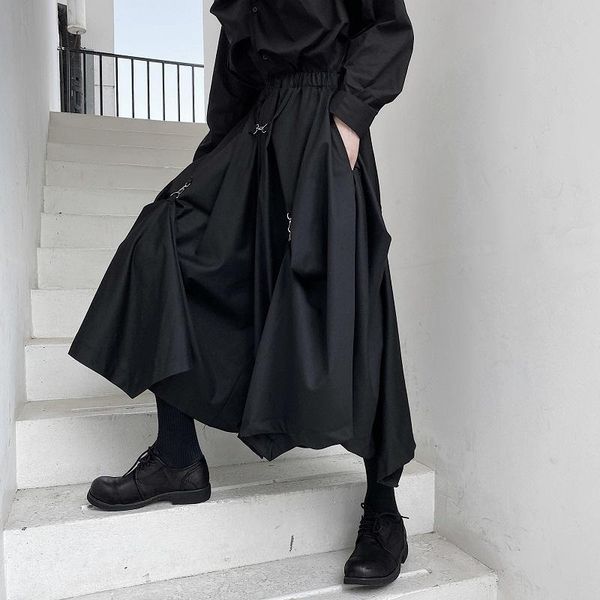 pants 2020 japanese dark retro personality black wideleg pants men loose straight casual pants irregular hakama baggy pants trousers
pants 2020 japanese dark retro personality black wideleg pants men loose straight casual pants irregular hakama baggy pants trousers