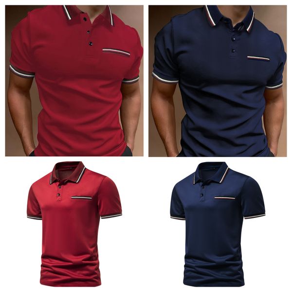 men's polos summer men's short sleeve polo shirt casual daily thin slim stripe breathable turn-down collar men clothing 230706, White;black
men's polos summer men's short sleeve polo shirt casual daily thin slim stripe breathable turn-down collar men clothing 230706, White;black