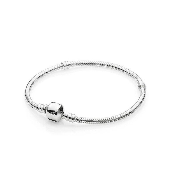925 sterling silver charm bracelet for pandora moments snake chain bracelets luxury party jewelry for women men bead charms designer bracele, Golden;silver
925 sterling silver charm bracelet for pandora moments snake chain bracelets luxury party jewelry for women men bead charms designer bracele, Golden;silver