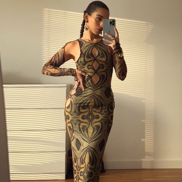 basic casual dresses print hollow out patchwork slim fit maxi dress women v neck long sleeve medium waist stretch elegant partywear 230706, Black;gray
basic casual dresses print hollow out patchwork slim fit maxi dress women v neck long sleeve medium waist stretch elegant partywear 230706, Black;gray