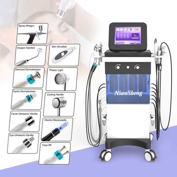 hydro dermabrasion microneedles oxygen water skin clean beauty machine, Black;white
hydro dermabrasion microneedles oxygen water skin clean beauty machine, Black;white
