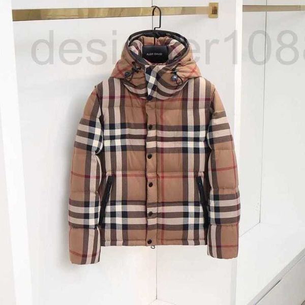 designer babel li2022 new plaid men's and women's down jacket detachable sleeves winter thickened thermal coat 52ca, Black
designer babel li2022 new plaid men's and women's down jacket detachable sleeves winter thickened thermal coat 52ca, Black