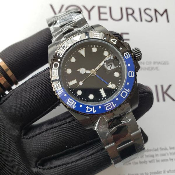 men's/women's watch automatic machinery 40mm watch 904l stainless steel blue black ceramic sapphire glass super bright watch montr, Slivery;brown
men's/women's watch automatic machinery 40mm watch 904l stainless steel blue black ceramic sapphire glass super bright watch montr, Slivery;brown
