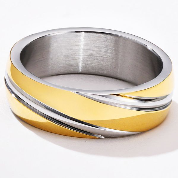 stainless steel rings for men tilted groove design ring jewelry party gift fashionable and versatile show your personality yw302r-057, Silver
stainless steel rings for men tilted groove design ring jewelry party gift fashionable and versatile show your personality yw302r-057, Silver