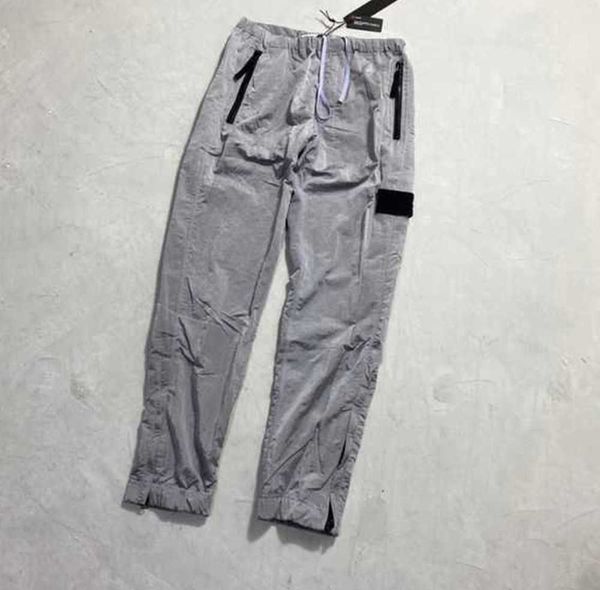 brand designers pants stone metal nylon pocket embroidered badge casual trousers thin reflective island tidal flow design 32ess, Black
brand designers pants stone metal nylon pocket embroidered badge casual trousers thin reflective island tidal flow design 32ess, Black