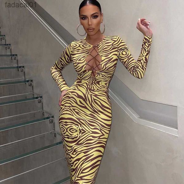 wjfzqm lace up hollow out midi dress women zebra print long sleeve bodycon streetwear party club festival clothes 2022 l230621, Black;gray
wjfzqm lace up hollow out midi dress women zebra print long sleeve bodycon streetwear party club festival clothes 2022 l230621, Black;gray