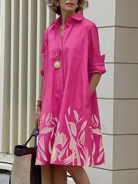 basic casual dresses spring summer elegant print dress women long sleeve lapel pockets loose shirt fashion midi woman 230706, Black;gray
basic casual dresses spring summer elegant print dress women long sleeve lapel pockets loose shirt fashion midi woman 230706, Black;gray