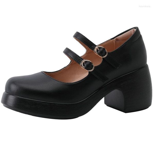 dress shoes 2023 spring autumn fashion leisure thick heels platform shallow buckles genuine leather women pumps ladies loafers, Black
dress shoes 2023 spring autumn fashion leisure thick heels platform shallow buckles genuine leather women pumps ladies loafers, Black