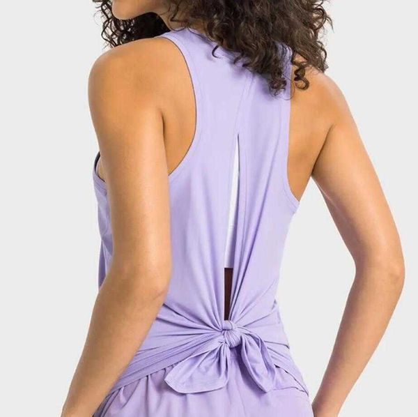 lu-27 yoga tank running bow back loose breathable workout indoor sports blouse solid color athletic activewear skin-friendly strap vest, White;red
lu-27 yoga tank running bow back loose breathable workout indoor sports blouse solid color athletic activewear skin-friendly strap vest, White;red