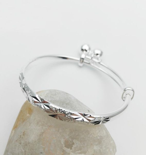 kids jewelry silver plated snowflake embossing adjustable bells bangles bracelets for baby toddler girls gift9969521, Black
kids jewelry silver plated snowflake embossing adjustable bells bangles bracelets for baby toddler girls gift9969521, Black