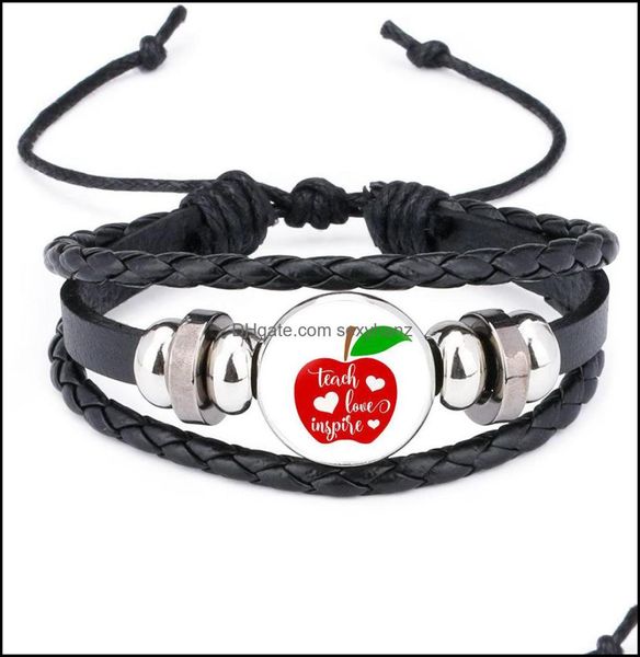teach love inspire charm bracelets for women men handmade braided leather string rope wrap bangle fashion jewelry teachers day gif4793060, Golden;silver
teach love inspire charm bracelets for women men handmade braided leather string rope wrap bangle fashion jewelry teachers day gif4793060, Golden;silver