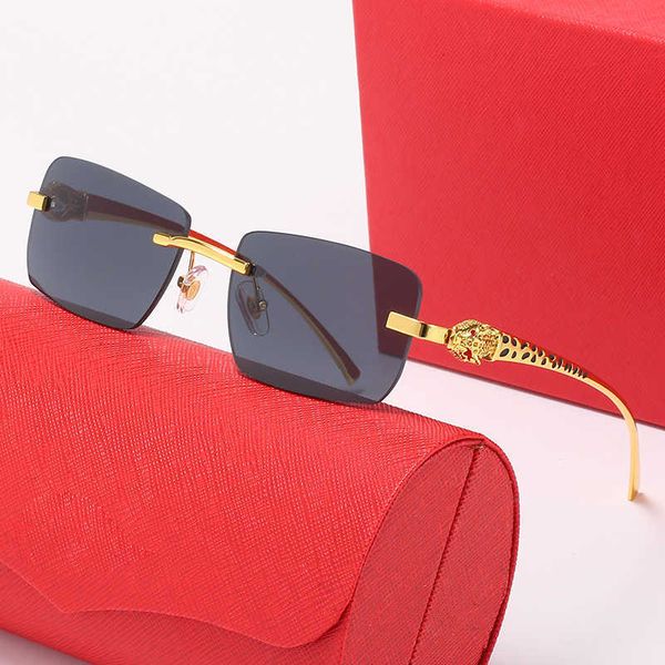 fashion sunglasses new leopard head square sunglasses men's trend frameless metal women's fashion versatile glasses 1ifmj, White;black
fashion sunglasses new leopard head square sunglasses men's trend frameless metal women's fashion versatile glasses 1ifmj, White;black