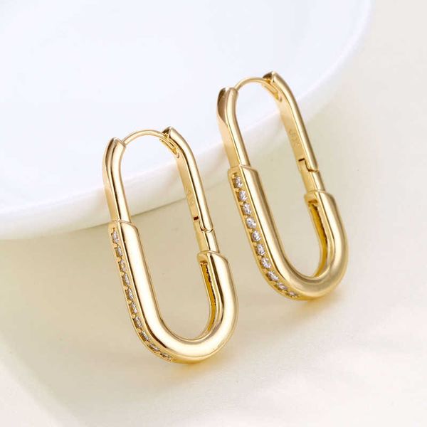 simple huggie hoop clip on earring cute jewelry geometric oval earrings for women girls 18k real gold plated iced out cz cubic zirconia pier, Golden
simple huggie hoop clip on earring cute jewelry geometric oval earrings for women girls 18k real gold plated iced out cz cubic zirconia pier, Golden