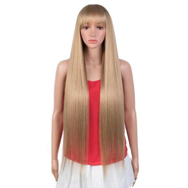 synthetic wigs 38 inch bangs long straight synthetic wigs for women ombre brown wine red heat resistant cosplay 230227, Black
synthetic wigs 38 inch bangs long straight synthetic wigs for women ombre brown wine red heat resistant cosplay 230227, Black