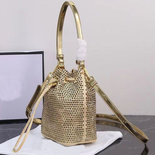 bucket bag mini tote bags fashion crossbody purse women shoulder handbags diamonds triangular sheet metal drawstring binding luxurys triangl, Black;red
bucket bag mini tote bags fashion crossbody purse women shoulder handbags diamonds triangular sheet metal drawstring binding luxurys triangl, Black;red