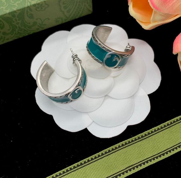 hoop earrings brand designer classic silver plated brass material letter earrings pendant earring ladies fashion simple jewelry with box, Golden;silver
hoop earrings brand designer classic silver plated brass material letter earrings pendant earring ladies fashion simple jewelry with box, Golden;silver