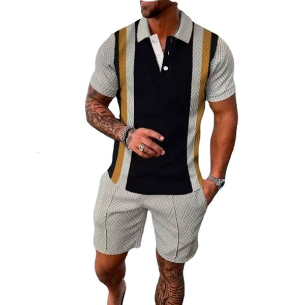 mens tracksuits summer fashion 3d printed polo shirt beach shorts sets loose thin lapel casual short sleeve suit tracksuit 230706, Gray
mens tracksuits summer fashion 3d printed polo shirt beach shorts sets loose thin lapel casual short sleeve suit tracksuit 230706, Gray