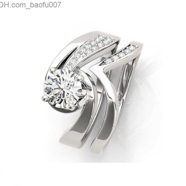 wedding rings ring sets for women 1 ct round d color diamond 925 sterling silver engagement wedding bands jewelry z230710, Slivery;golden
wedding rings ring sets for women 1 ct round d color diamond 925 sterling silver engagement wedding bands jewelry z230710, Slivery;golden