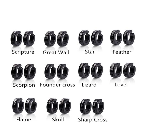 whole titanium steel women men039s hoop earrings piercing jewelry simple multiple patterns black color earrings4066542, Golden;silver
whole titanium steel women men039s hoop earrings piercing jewelry simple multiple patterns black color earrings4066542, Golden;silver