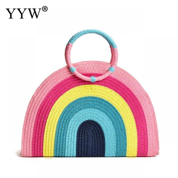 evening bags handheld straw bag women fashion colorful rainbow handwoven beach designer sac a main femme 230707
evening bags handheld straw bag women fashion colorful rainbow handwoven beach designer sac a main femme 230707