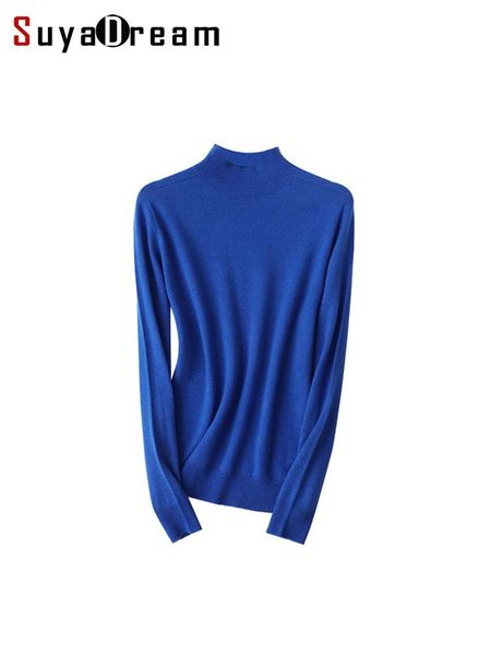 parkas suyadream women's wool pullovers mock neck plain seamless knitting pure wool sweaters 2022 fall winter basic blue camel, Black
parkas suyadream women's wool pullovers mock neck plain seamless knitting pure wool sweaters 2022 fall winter basic blue camel, Black