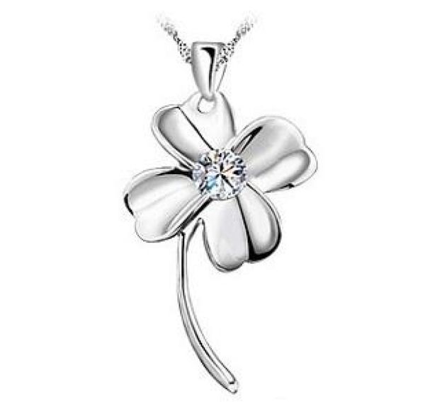 925 sterling silver items crystal jewelry fourleaf clover pendant statement necklaces for woman wedding new charms8517547
925 sterling silver items crystal jewelry fourleaf clover pendant statement necklaces for woman wedding new charms8517547