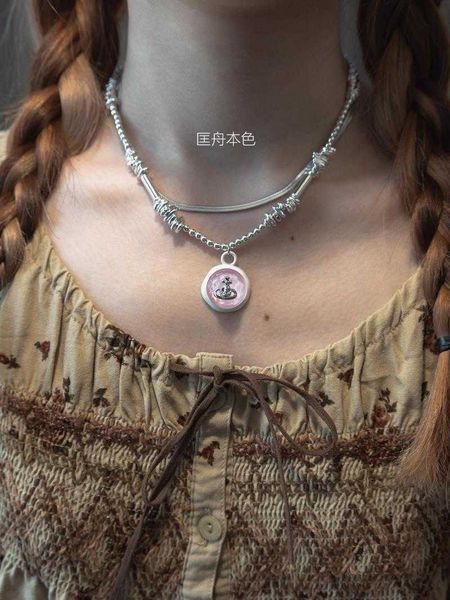 kuangzhou genuine japanese medieval vintage empress dowager drop oil metal snake bone double layer necklace, Silver
kuangzhou genuine japanese medieval vintage empress dowager drop oil metal snake bone double layer necklace, Silver