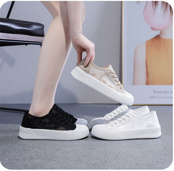 summer thin breathable canvas shoes women's new summer mesh shoes mesh shoes small white shoes sneakers, Black
summer thin breathable canvas shoes women's new summer mesh shoes mesh shoes small white shoes sneakers, Black