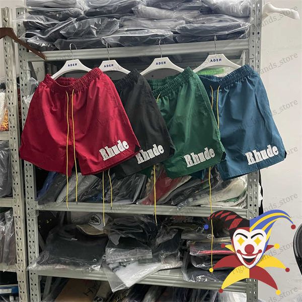 men's shorts embroidery rhude beach shorts men women streetwear wine red green black blue breeches inside mesh t230707, White;black
men's shorts embroidery rhude beach shorts men women streetwear wine red green black blue breeches inside mesh t230707, White;black