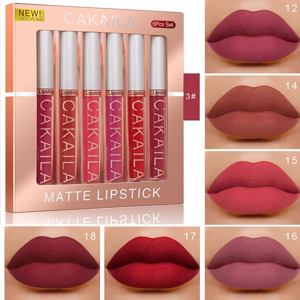 lipstick 6pcsset liquid lipstick matte no-stick cup long lasting lipgloss waterproof moisturizer lip glosses makeup velvet beauty 230706
lipstick 6pcsset liquid lipstick matte no-stick cup long lasting lipgloss waterproof moisturizer lip glosses makeup velvet beauty 230706