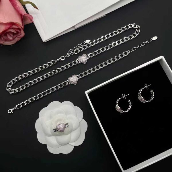 saijia celi heart set pink necklace bracelet brass arc de triomphe ring s925 silver needle earrings female
saijia celi heart set pink necklace bracelet brass arc de triomphe ring s925 silver needle earrings female