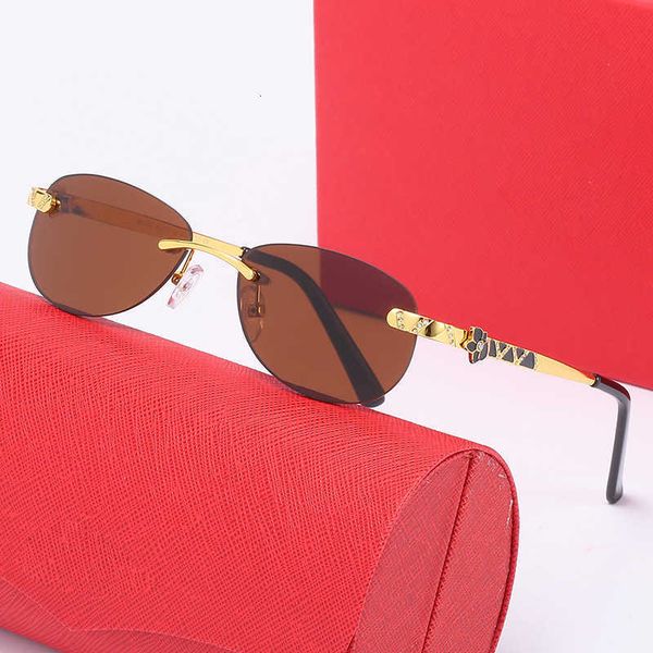 Fashion sunglasses New style rimless Sunglasses Women's trend diamond inlaid leg Purple Gold personalized versatile 2OLB3
Fashion sunglasses New style rimless Sunglasses Women's trend diamond inlaid leg Purple Gold personalized versatile 2OLB3