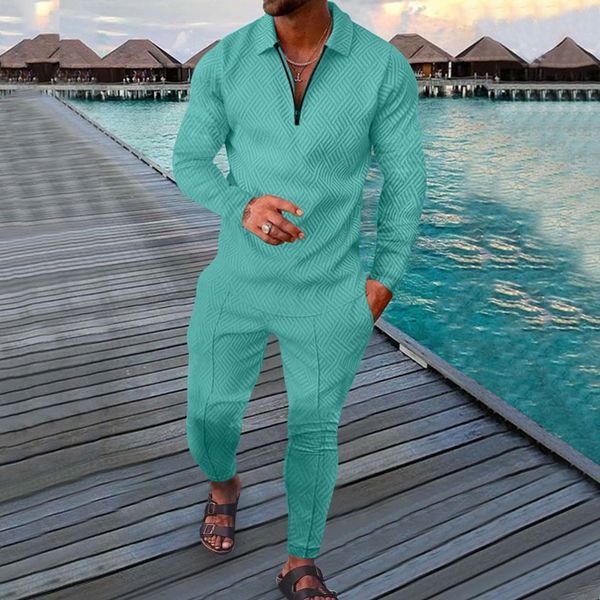mens tracksuits polo suit fashion men casual set autumn solid color vneck zipper long sleeve polo shirtpockets pants two pieces 230707, Gray
mens tracksuits polo suit fashion men casual set autumn solid color vneck zipper long sleeve polo shirtpockets pants two pieces 230707, Gray