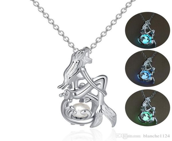 new creative multicolor luminous mermaid necklaces for women silver plated chains pendant necklace fashion jewelry accessories who5030683
new creative multicolor luminous mermaid necklaces for women silver plated chains pendant necklace fashion jewelry accessories who5030683