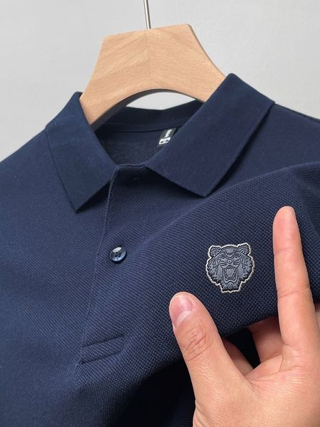 men's polos 100% cotton high-end men's polo shirt short sleeve lapel t-shirt summer trend tiger head embroidery solid color paul s, White;black
men's polos 100% cotton high-end men's polo shirt short sleeve lapel t-shirt summer trend tiger head embroidery solid color paul s, White;black