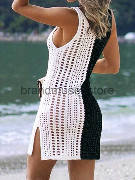 casual dresses hollow out slit crochet cover up women swimsuit coverup bathing suit crochet cover ups for swimwear beach dress sleeveless j2, Black;gray 
casual dresses hollow out slit crochet cover up women swimsuit coverup bathing suit crochet cover ups for swimwear beach dress sleeveless j2, Black;gray