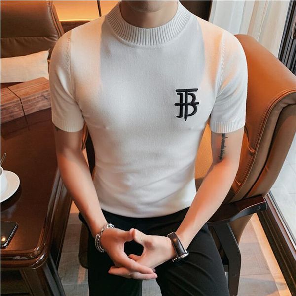 men's sweaters british style for men short sleeve knit sweatermale slim fit o-neck letter printing knit shirt homme s-4xl 230706, White;black
men's sweaters british style for men short sleeve knit sweatermale slim fit o-neck letter printing knit shirt homme s-4xl 230706, White;black