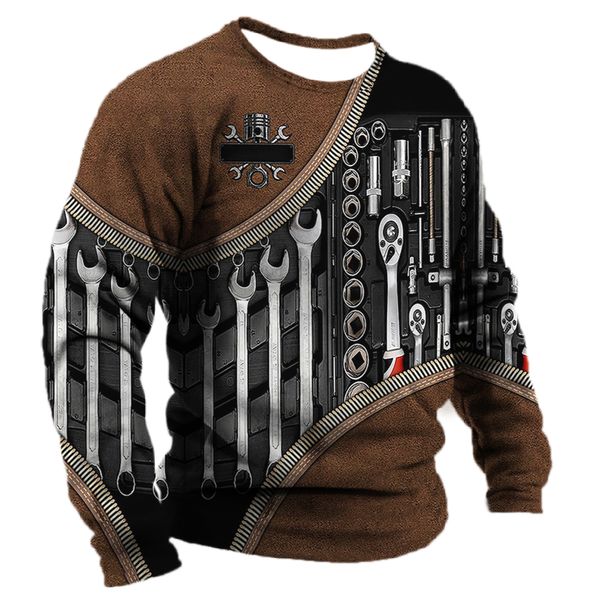 men's t-shirts vintage mechanic men's t-shirt mechanic tools printed long sleeve tees cotton pullover male round neck streetwear o, White;black
men's t-shirts vintage mechanic men's t-shirt mechanic tools printed long sleeve tees cotton pullover male round neck streetwear o, White;black